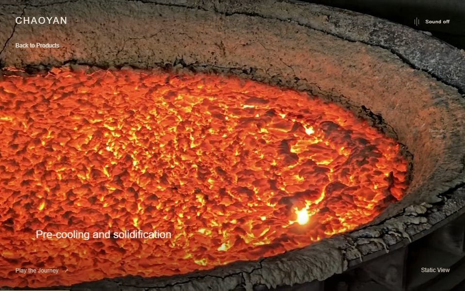 Pre-cooling and solidification